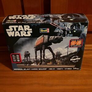 Star Wars Imperial AT-ACT Cargo Walker Model Kit - Black & Gray